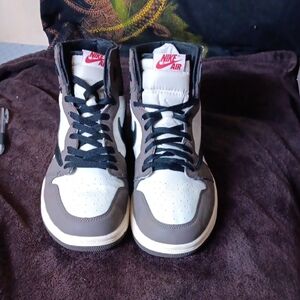 Nike Air High-Top Sneakers in High Demand Travis Scott Mocha